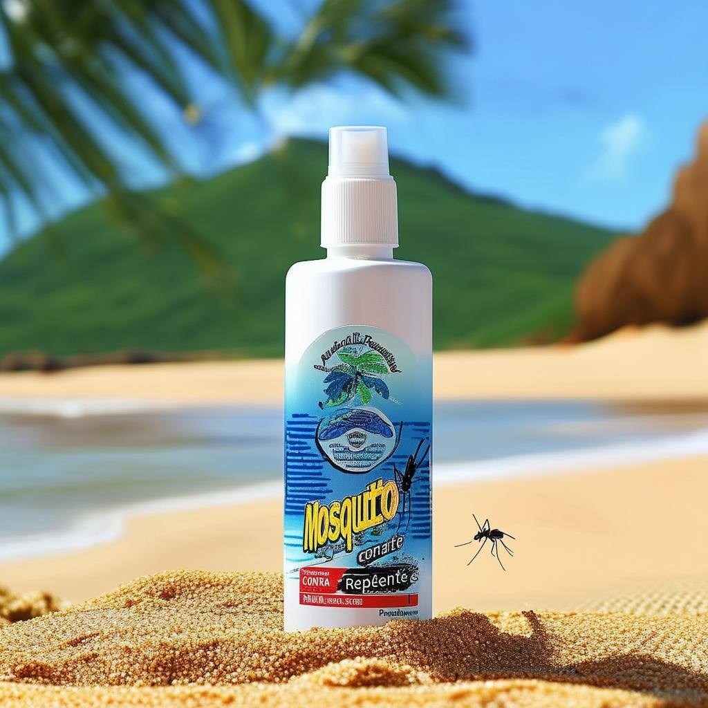 repelente contra mosquito praia