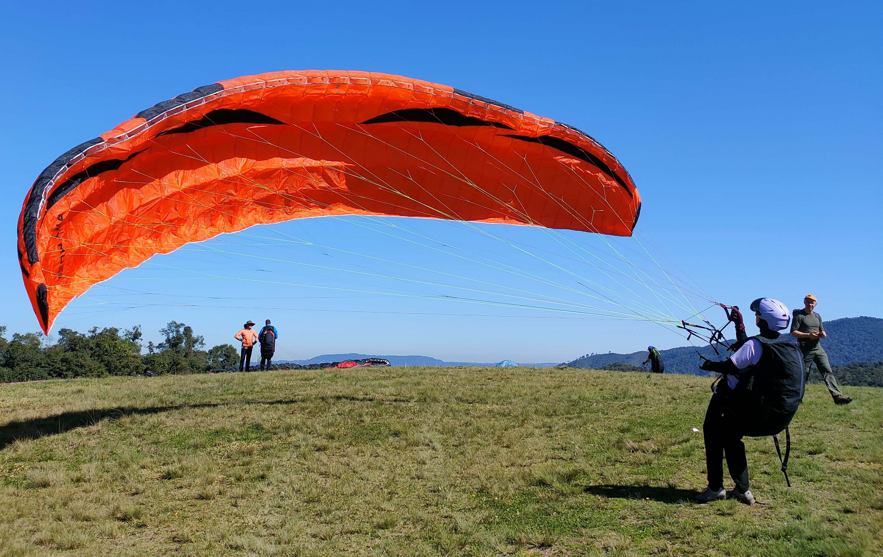 controle de solo parapente